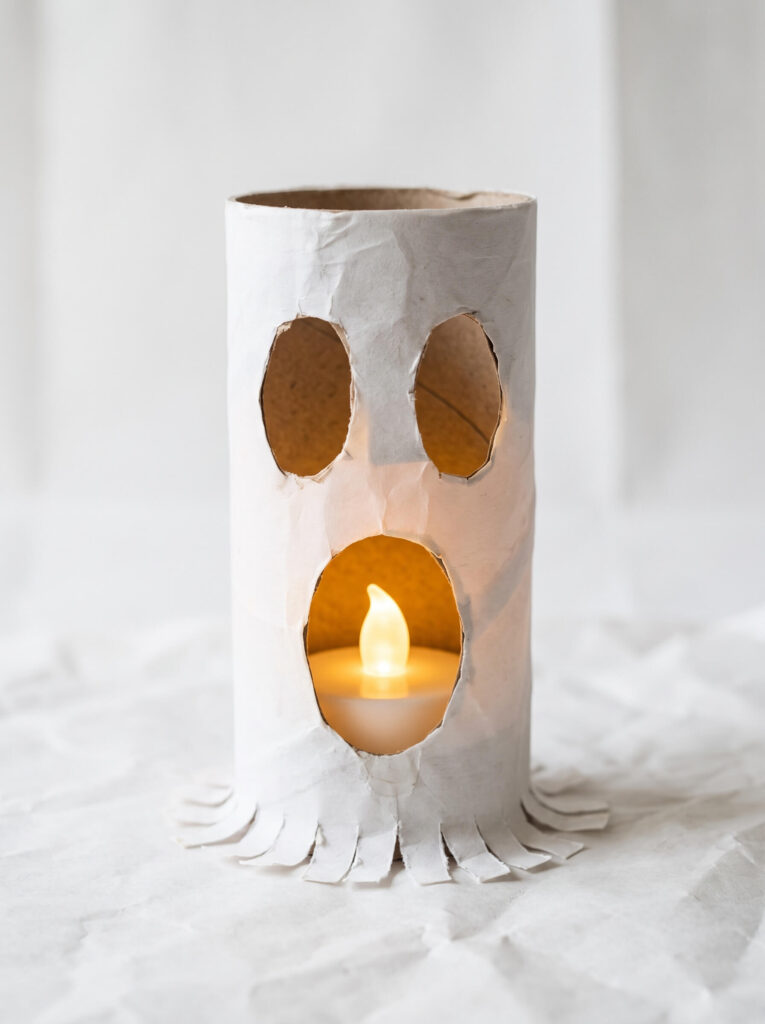 Ghost Lantern With An LED