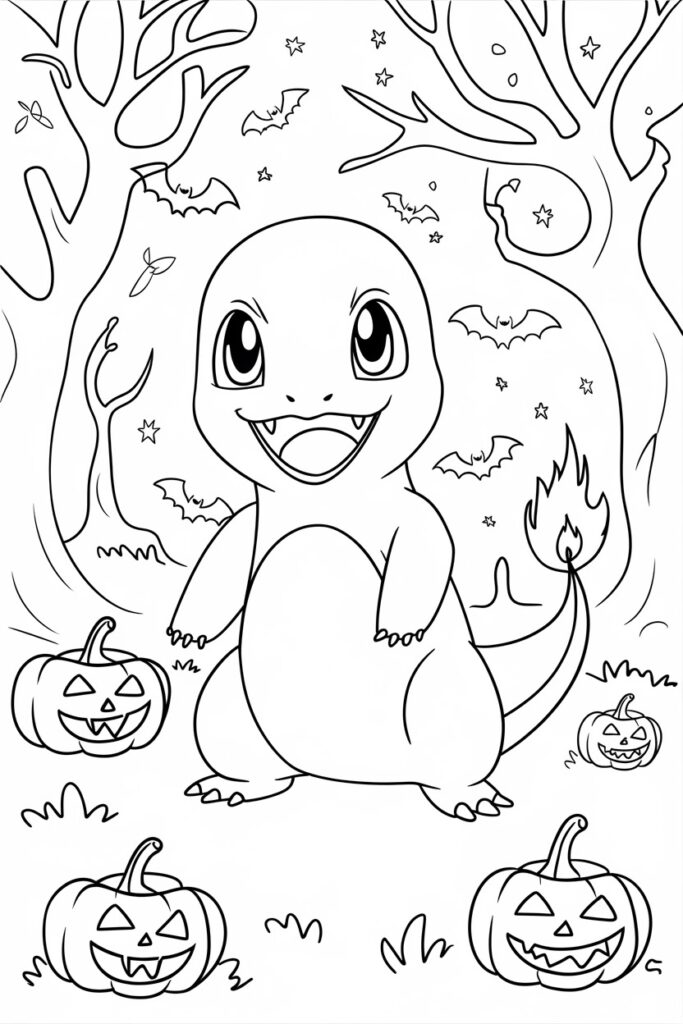 Charmander with a Candle Flame Tail