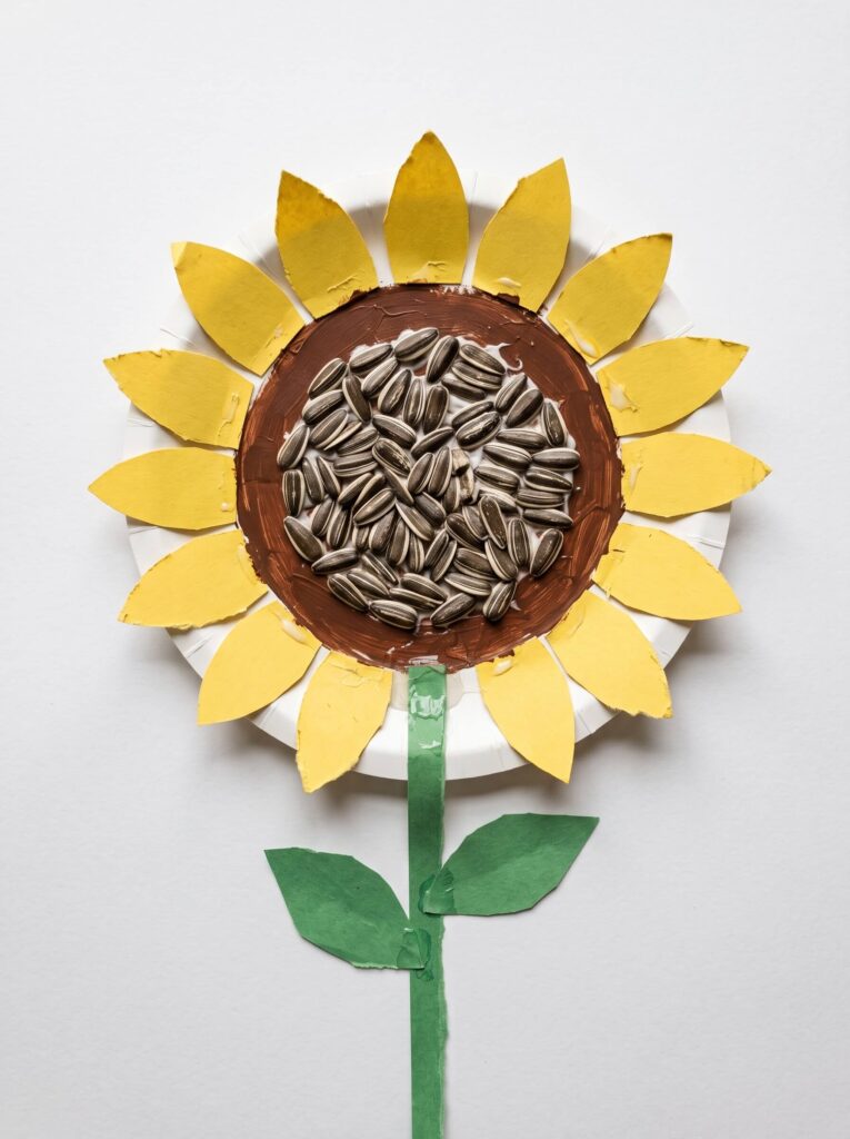 Paper Plate Sunflower