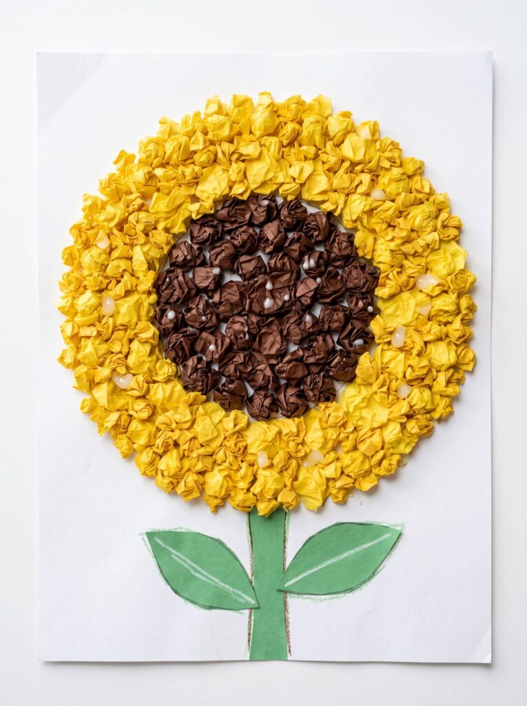 Tissue Paper Sunflower