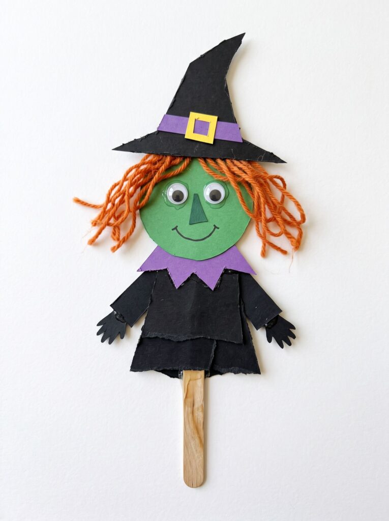 Scrappy Yarn Witch Puppet