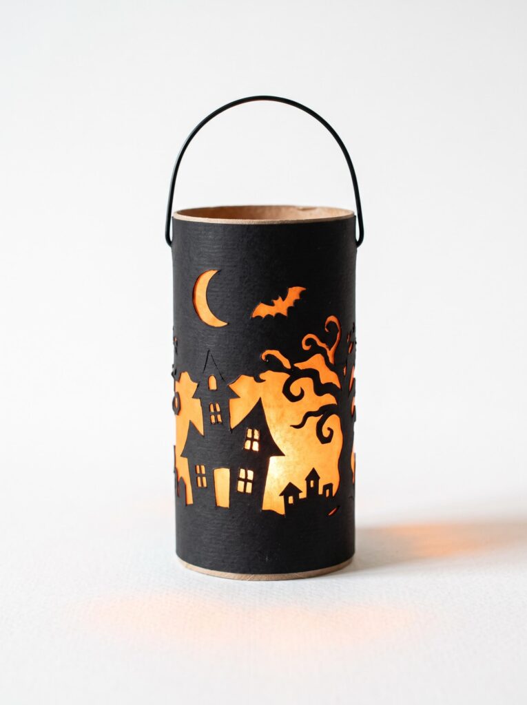 Moonlit Haunted Village Lantern