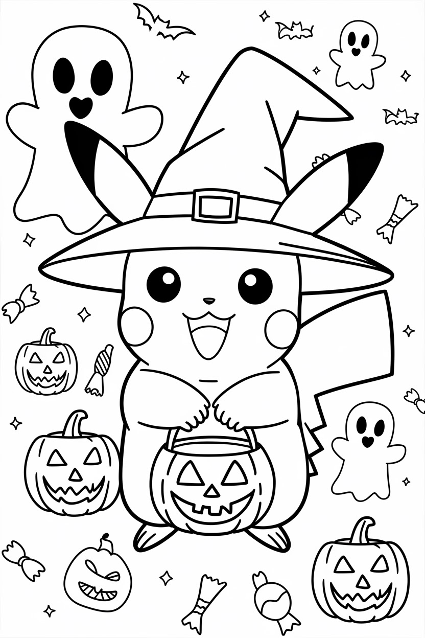 10 Pokémon Halloween Coloring Pages for Spooky Fun (Plus the Shading Rule Most Kids Get Wrong)