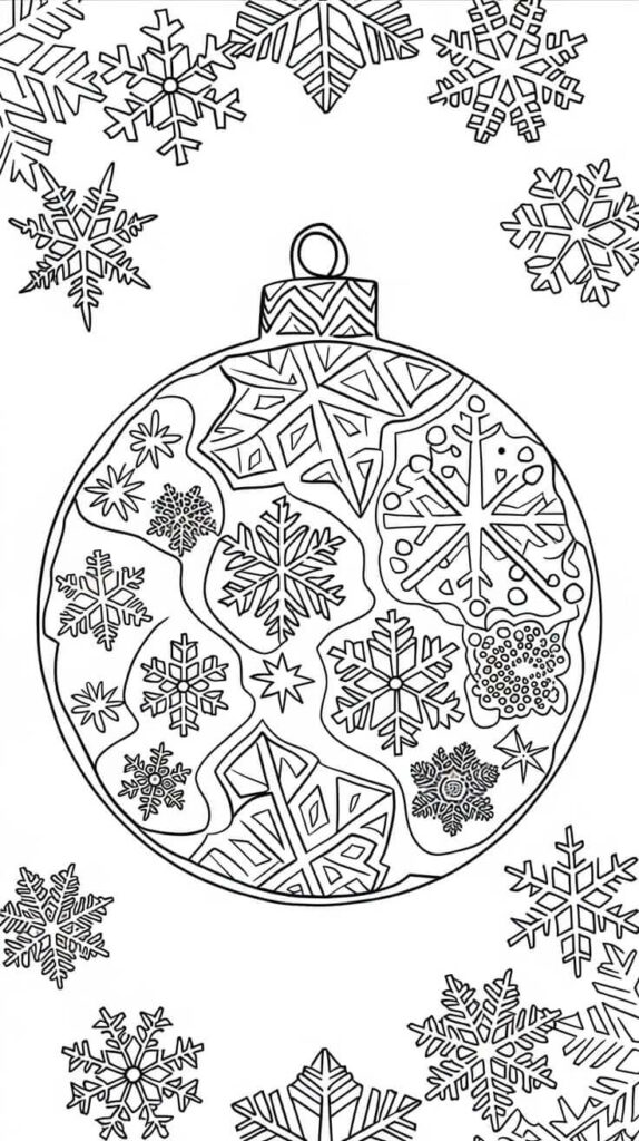 Snowflake Ornament: Winter Wonderland