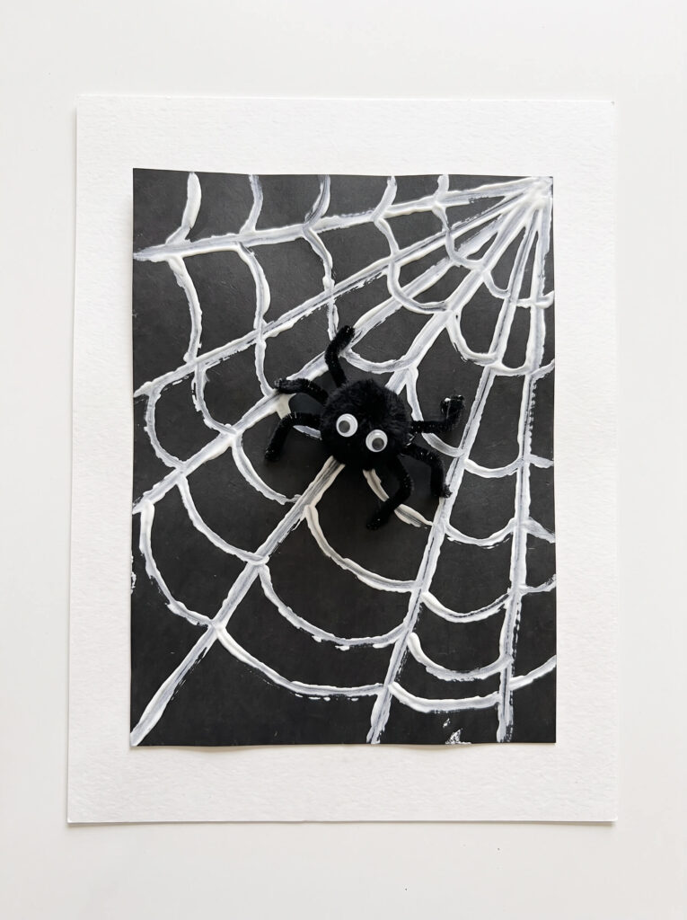 Fork Print Web With A Spider On Top