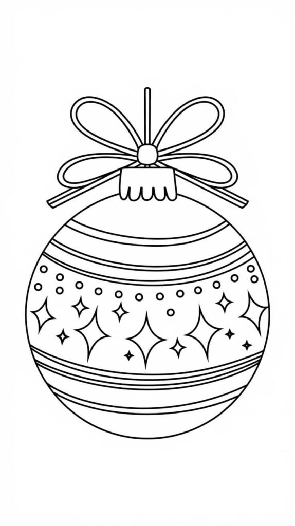 Traditional Ornament with Holiday Sparkle